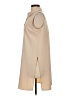 Joan Vass Tan Sleeveless Button-Down Shirt Size S - photo 5