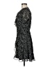 Lush 100% Polyester Polka Dots Black Cocktail Dress Size M - photo 5