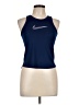 Nike 100% Polyester Blue Active Tank Size L - photo 1