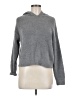 Happily Grey 100% Polyester Solid Gray Pullover Sweater Size M - photo 1