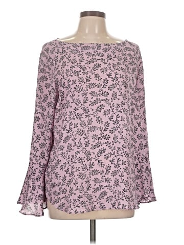 Ann Taylor Factory Long Sleeve Blouse (view 1)