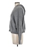 Happily Grey 100% Polyester Solid Gray Pullover Sweater Size M - photo 5
