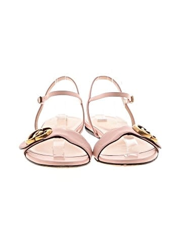 Gucci Leather GG flat Sandals (view 2)
