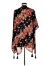 Maurices 100% Polyester Black Kimono One size - photo 2
