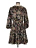 Assorted Brands 100% Polyester Paisley Gray Casual Dress Size S - photo 1