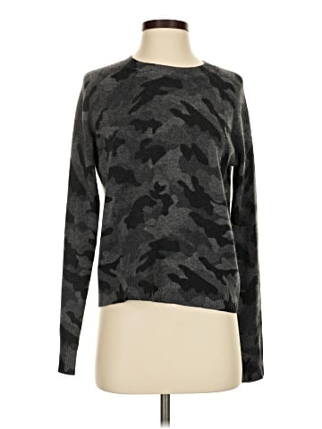 Aqua Cashmere Pullover Sweater (view 1)