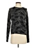 Aqua 100% Cashmere Camo Gray Cashmere Pullover Sweater Size XS - photo 1