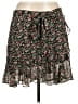 Rebecca Minkoff 100% Polyester Floral Green Black Casual Skirt Size L - photo 1