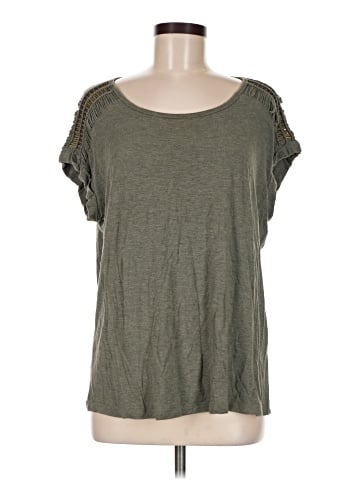 Rose + Olive Short Sleeve Top (view 1)