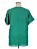 Zenana 100% Polyester Green Short Sleeve Blouse Size 1X (estimated) - photo 2