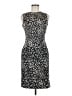 Versace Collection Animal Print Gray Cocktail Dress Size EU (IT) 42 / US 6 - photo 1