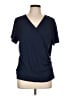 Assorted Brands Blue Short Sleeve Top Size L - photo 1