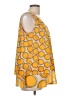 Lane Bryant 100% Polyester Yellow Sleeveless Top Size 14 - 16 Plus - photo 4