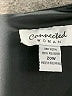 Connected Apparel 100% Polyester Solid Black Cocktail Dress Size 20 - photo 7