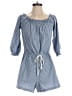 Mud Pie 100% Cotton Blue Romper Size S - photo 1