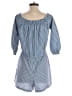 Mud Pie 100% Cotton Blue Romper Size S - photo 2