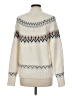Nicole Miller Artelier Chevron-herringbone Ivory Pullover Sweater Size M - photo 2