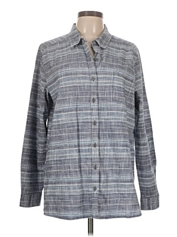 Natural Reflections Long Sleeve Button-Down Shirt (view 1)