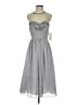 Little Mistress 100% Polyester Gray Cocktail Dress Size 4 - photo 1