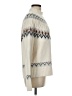 Nicole Miller Artelier Chevron-herringbone Ivory Pullover Sweater Size M - photo 4