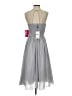 Little Mistress 100% Polyester Gray Cocktail Dress Size 4 - photo 2