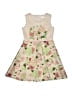 Biscotti Collezioni Floral Ivory Pink Dress Size 8 - photo 1