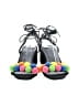ASOS Color Block Black Sandals Size 5 - photo 2