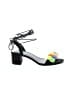 ASOS Color Block Black Sandals Size 5 - photo 1