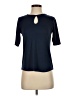 Bobeau Blue Short Sleeve Top Size S - photo 1