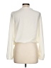 Mi ami 100% Polyester Ivory Long Sleeve Blouse Size L - photo 2