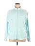 FJ Footjoy 100% Polyester Solid Blue Track Jacket Size XL - photo 1