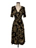 Donna Morgan Paisley Damask Jacquard Black Cocktail Dress Size S (estimated) - photo 1