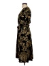 Donna Morgan Paisley Damask Jacquard Black Cocktail Dress Size S (estimated) - photo 5