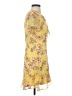 Lush Floral Yellow Cocktail Dress Size XS - photo 4