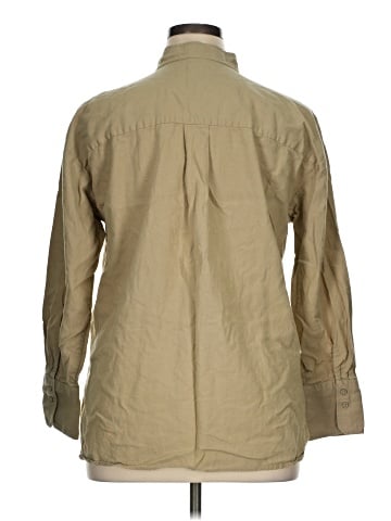 Banana Republic Factory Store 3/4 Sleeve Button-Down Shirt (view 2)
