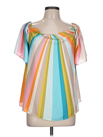 Trina Turk Short Sleeve Blouse (view 1)