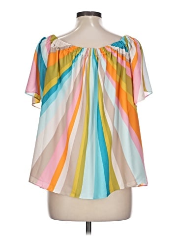 Trina Turk Short Sleeve Blouse (view 2)