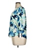 Iz Byer 100% Polyester Blue 3/4 Sleeve Blouse Size XL - photo 5