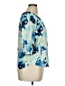 Iz Byer 100% Polyester Blue 3/4 Sleeve Blouse Size XL - photo 4