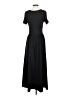 Unbranded Solid Black Casual Dress Size S - photo 2