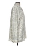 Milano 100% Polyester Print Ivory Long Sleeve Blouse Size L - photo 4