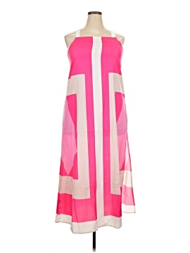 sleeveless shawl neck pleated midi dress Adrianna Papell Mikado Square Neck Sleeveless A-Line Midi Dress, Womens, 12, Midnight