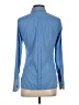 Express Design Studio Blue Long Sleeve Button-Down Shirt Size S - photo 2