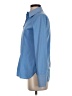 Express Design Studio Blue Long Sleeve Button-Down Shirt Size S - photo 5