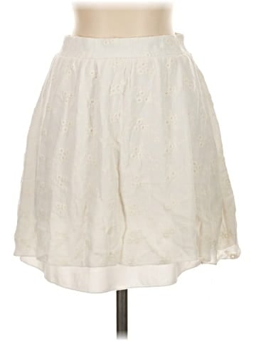 French Grey Casual Skirt (view 1)