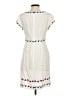 Boden 100% Polyester Print Ivory Casual Dress Size 4 - photo 2