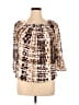 Cupio Gold 3/4 Sleeve Blouse Size M - photo 1
