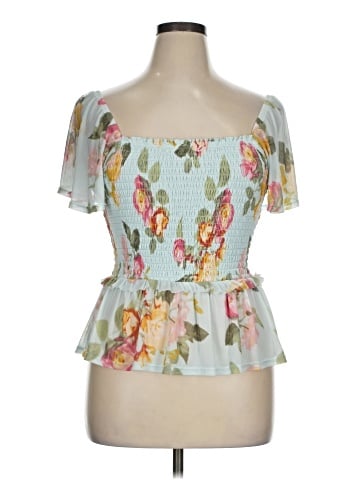 American Rag Cie Short Sleeve Blouse (view 1)