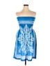 Venus 100% Polyester Blue Cocktail Dress Size L - photo 1