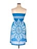Venus 100% Polyester Blue Cocktail Dress Size L - photo 2